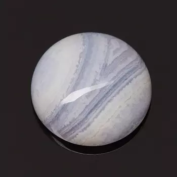 Кабошон агат голубой 10 мм