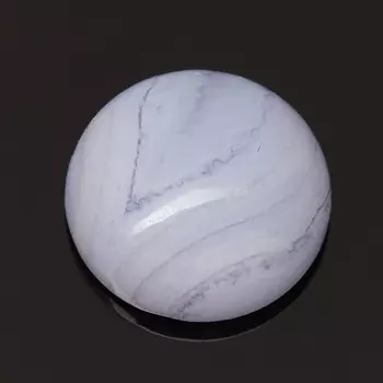 Кабошон агат голубой 10 мм