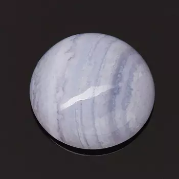 Кабошон агат голубой 12 мм