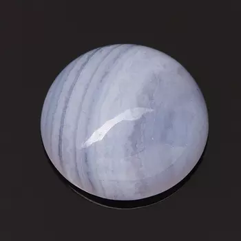 Кабошон агат голубой 12 мм