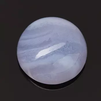 Кабошон агат голубой 12 мм