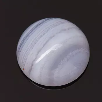 Кабошон агат голубой 12 мм