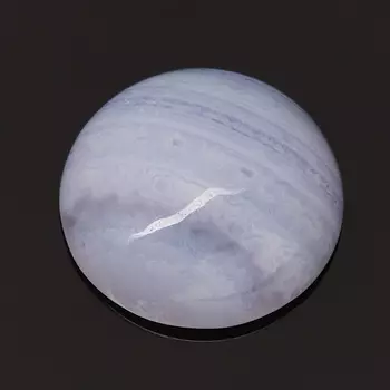 Кабошон агат голубой 12 мм