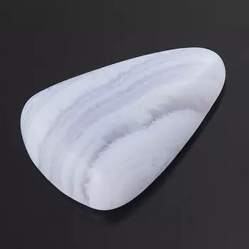 Кабошон агат голубой 13*18 мм