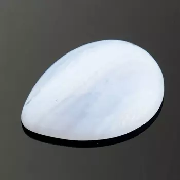 Кабошон агат голубой 13*18 мм