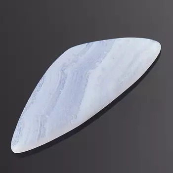 Кабошон агат голубой 16*37 мм