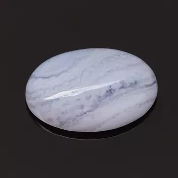 Кабошон агат голубой 8*12 мм