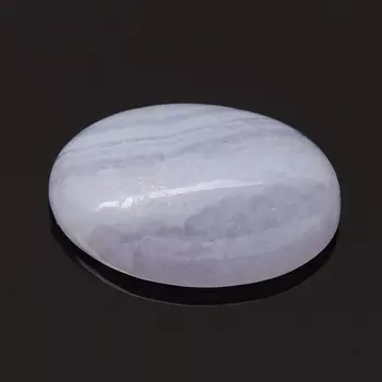 Кабошон агат голубой 8*12 мм