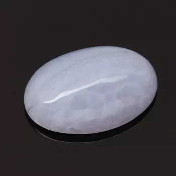 Кабошон агат голубой 8*12 мм