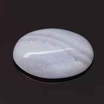 Кабошон агат голубой 8*12 мм