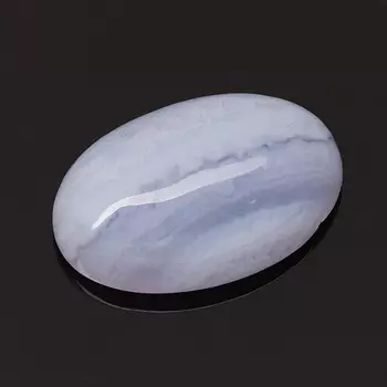 Кабошон агат голубой 8*12 мм