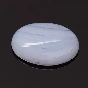 Кабошон агат голубой 8*12 мм