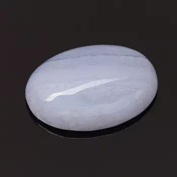 Кабошон агат голубой 8*12 мм