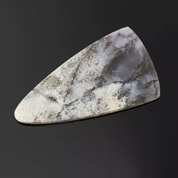 Кабошон агат моховой 22,5*41,5 мм (1 шт)