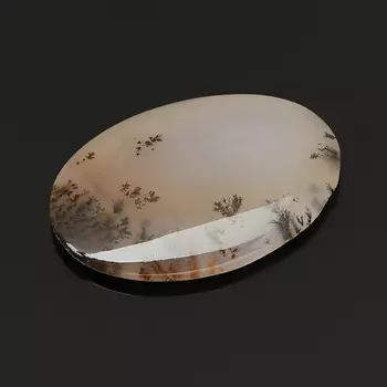 Кабошон агат пейзажный 19,5*27 мм (1 шт)