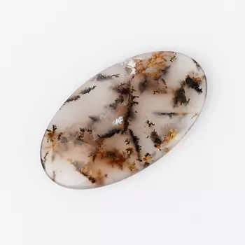 Кабошон агат пейзажный (1 шт) 18*32 мм