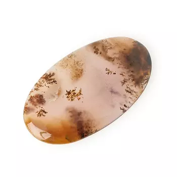 Кабошон агат пейзажный (1 шт) 26*45 мм