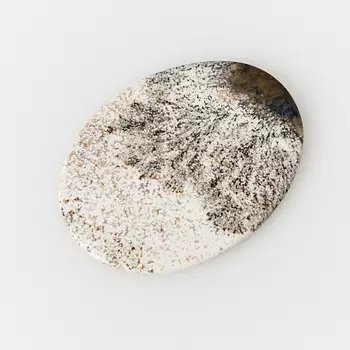 Кабошон агат пейзажный (1 шт) 28*38 мм