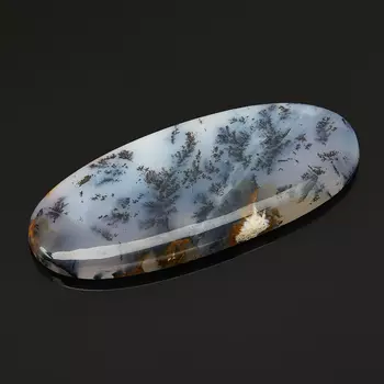 Кабошон агат пейзажный 27*61 мм (1 шт)