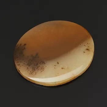 Кабошон агат пейзажный 30*33,5 мм (1 шт)