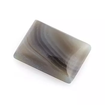 Кабошон агат серый 10*14 мм