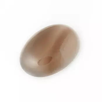 Кабошон агат серый 10*14 мм