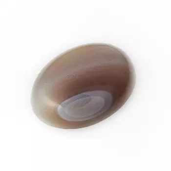 Кабошон агат серый 12*16 мм