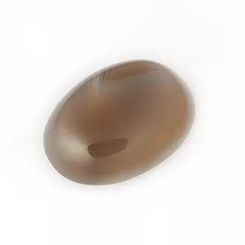 Кабошон агат серый 12*16 мм