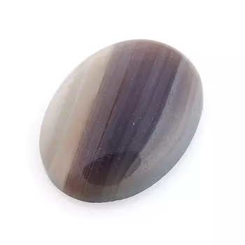 Кабошон агат серый 15*20 мм