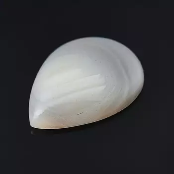 Кабошон агат серый 18*25 мм