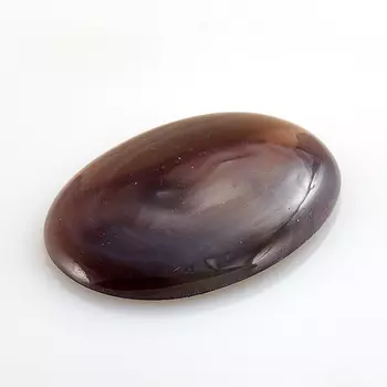 Кабошон агат серый 22*30 мм