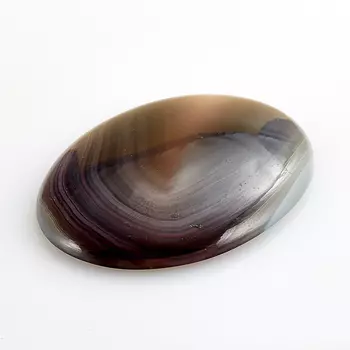 Кабошон агат серый 30*40 мм