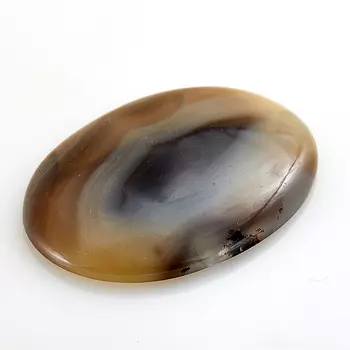 Кабошон агат серый 30*40 мм