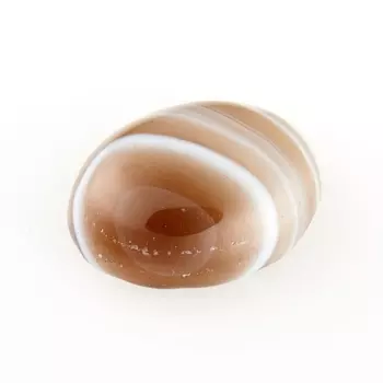 Кабошон агат серый 8*10 мм