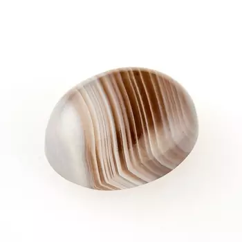 Кабошон агат серый 8*10 мм