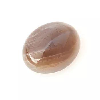 Кабошон агат серый 8*10 мм