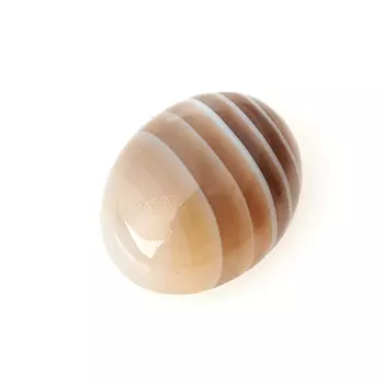 Кабошон агат серый 8*10 мм