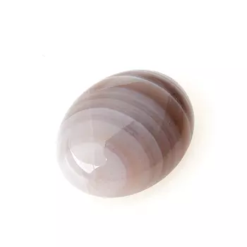 Кабошон агат серый 8*10 мм