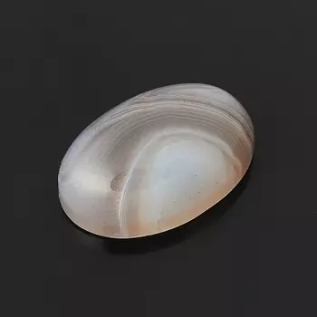 Кабошон агат серый 8*12 мм