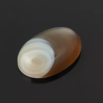 Кабошон агат серый 8*12 мм