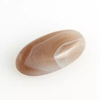 Кабошон агат серый 8*15 мм