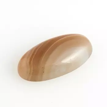 Кабошон агат серый 8*15 мм