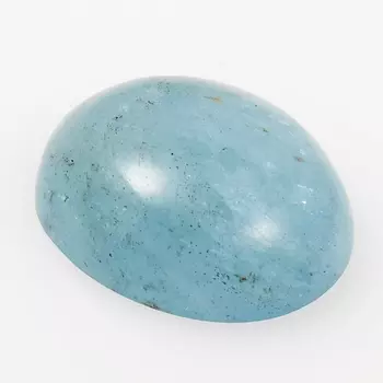 Кабошон аквамарин 12*14 мм