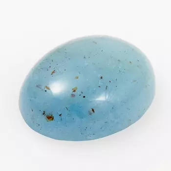 Кабошон аквамарин 12*15 мм