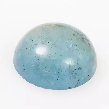 Кабошон аквамарин 12 мм