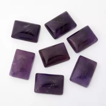 Кабошон аметист (1 шт) 10*14 мм