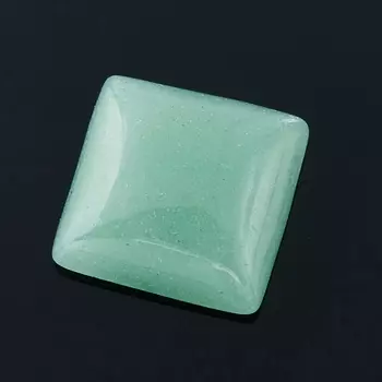 Кабошон авантюрин зеленый 12*12 мм