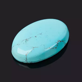 Кабошон бирюза 10*14 мм