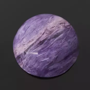 Кабошон чароит 10 мм