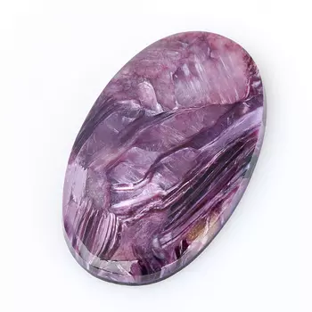 Кабошон чароит (дублет) 22*35 мм